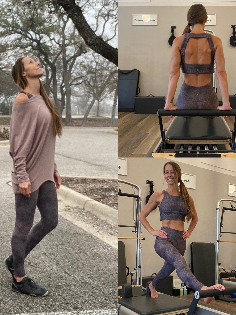 Savvi Snake-Print High-Waist Leggings & Crop Tank Set
